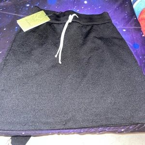 Black Gucci skirt